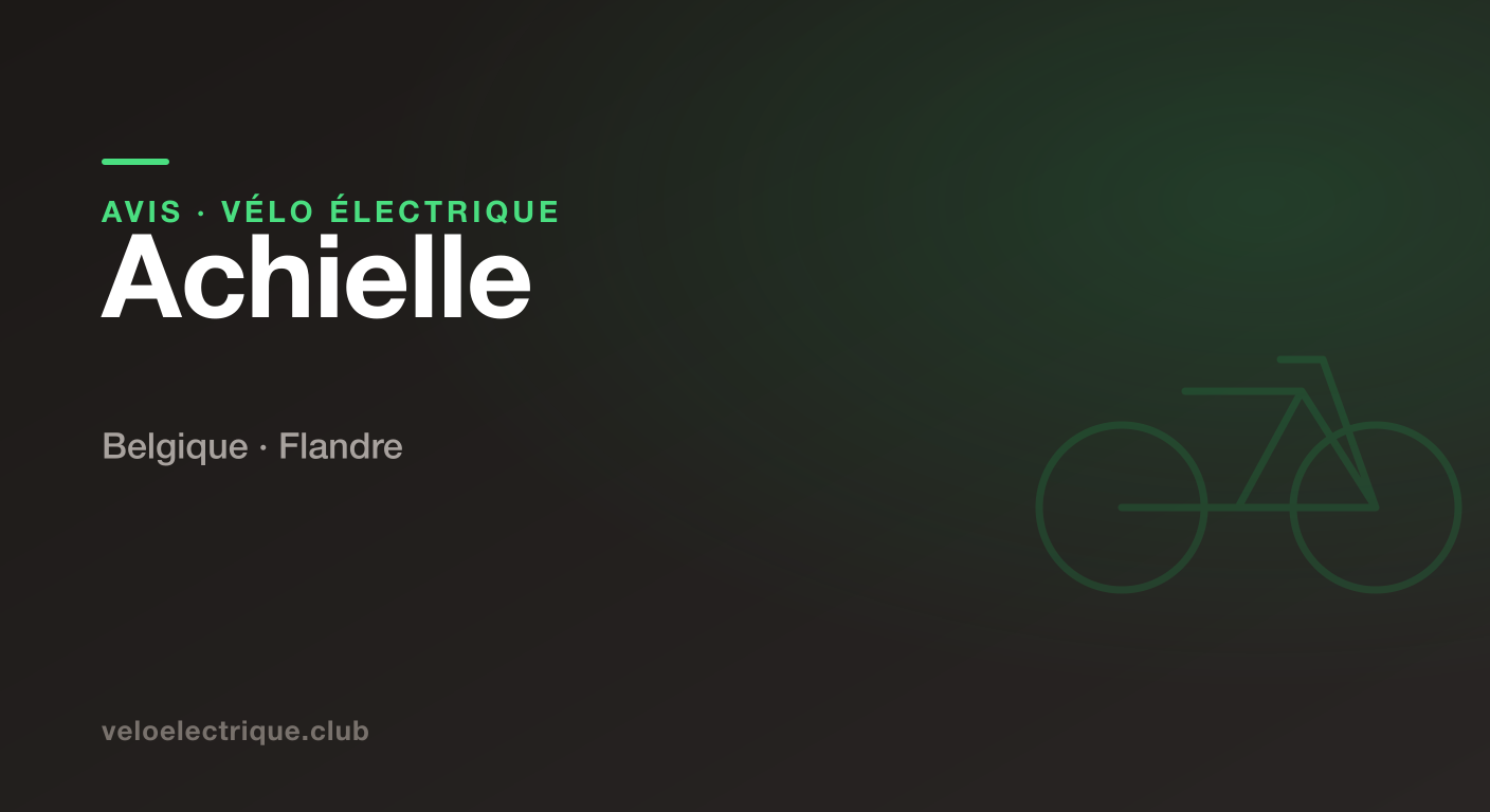 Vélo électrique Achielle : avis, modèles et prix 2026